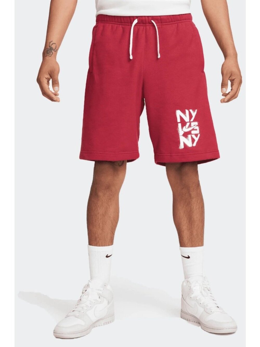 NIKE MEN’S NSW CLUB FLEECE SHORTS RED FQ6152-620 (S)